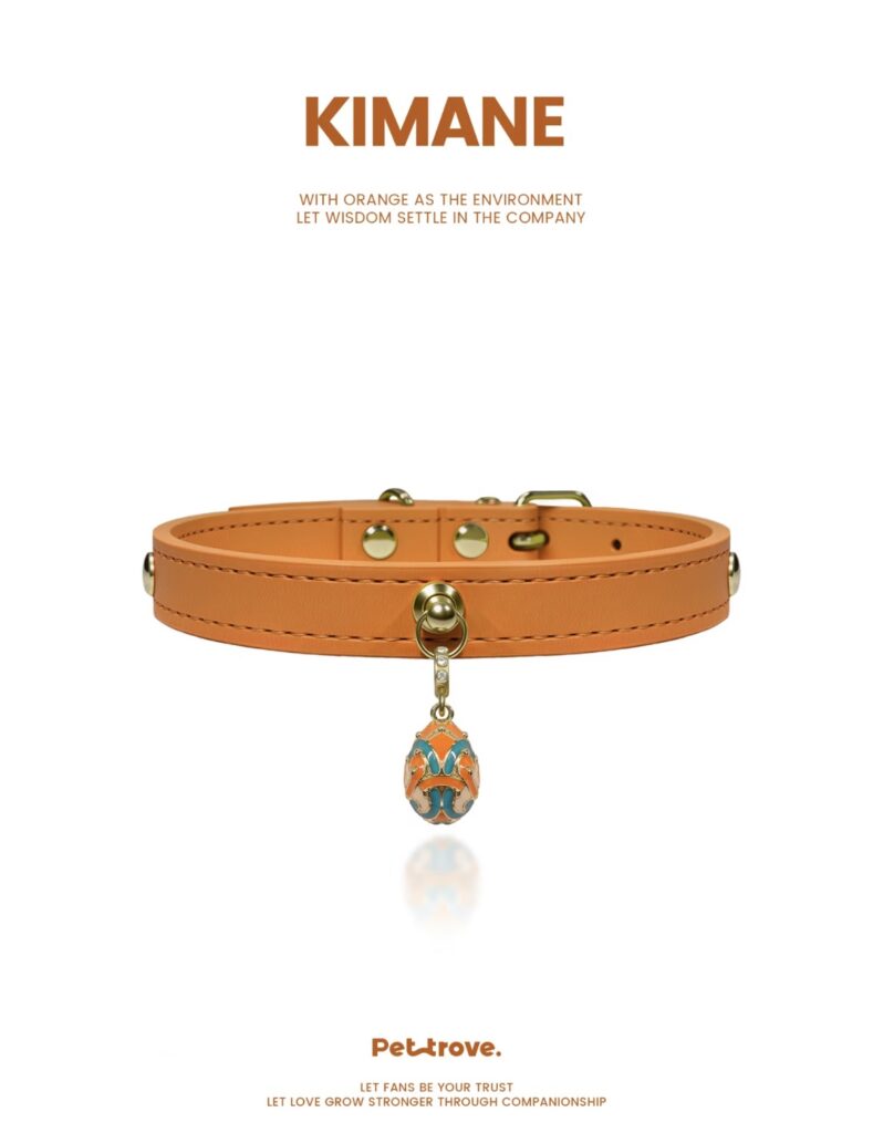 Hermès Orange Dog /Cat Collar