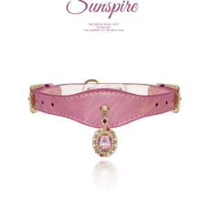 Cherry Blossom Pink Crystal Cat/Dog Collar