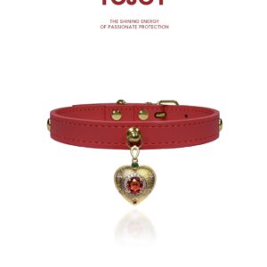 Red Gilded Cat & Dog Collar