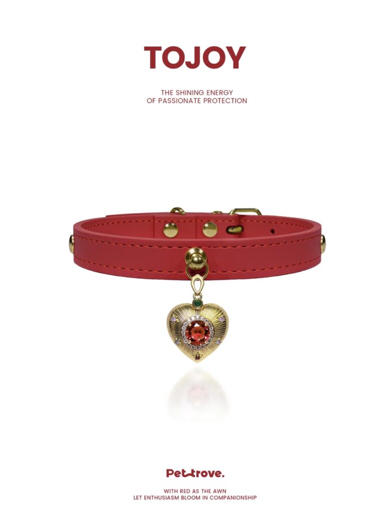Red Gilded Cat & Dog Collar
