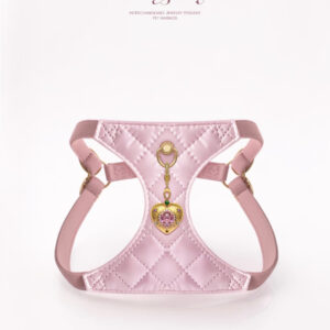 Luxury Peach Pink Jewelry Dog/Cat Harness